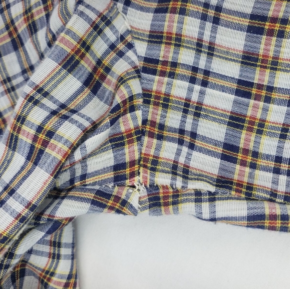 Vintage Mr. Leggs LLL Western Shirt Plaid PEARL SNAP Button Men's Size LARGE - Picture 8 of 15